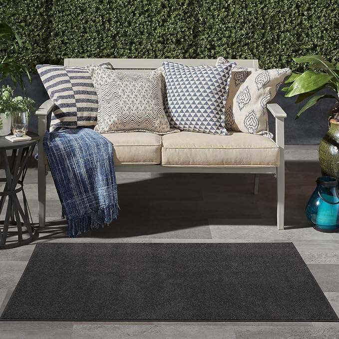 Nourison Home Nourison Essentials Black 3' x 5' Area Rug - Image 2