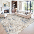 12x12ft Square Living Room Rug – Non-Slip Washable Extra Large Floor Carpet by ZHXXUJ