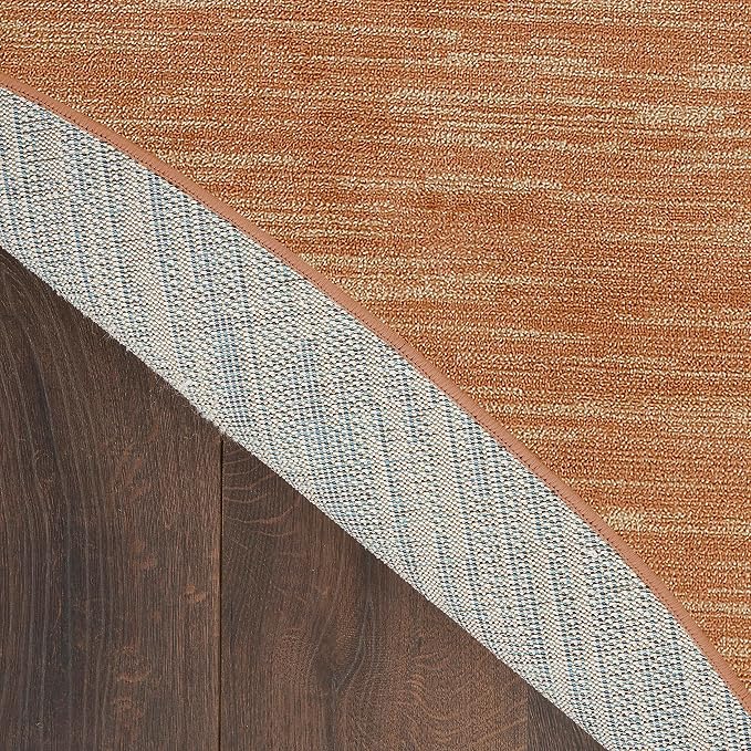Nourison Home Nourison Essentials Rust 6' x Round Area Rug - Image 10