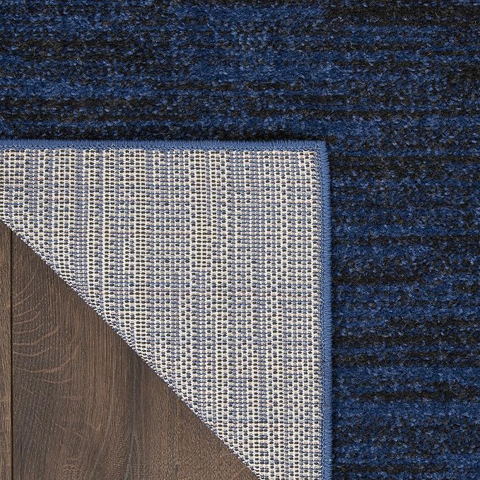 Nourison Home Nourison Essentials Midnight Blue 7' x 10' Area Rug - Image 5