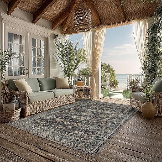 Ruaruarug Washable Area Rug 5x7 - Image 3
