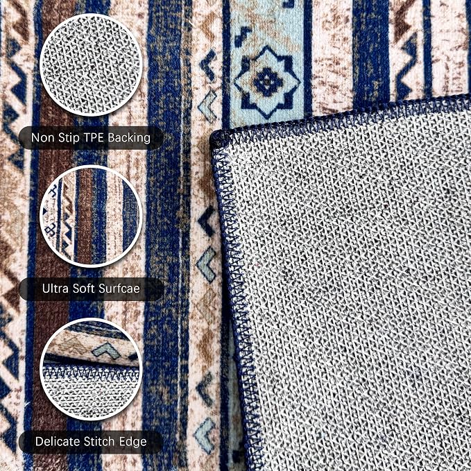 RUGSURE Washable Area Rugs 9' x 12' - Image 6