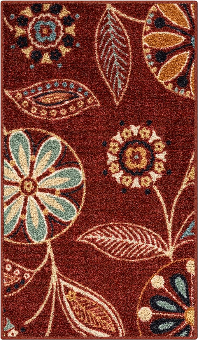 Maples Rugs Reggie Floral Kitchen Rug by MaplesRugs