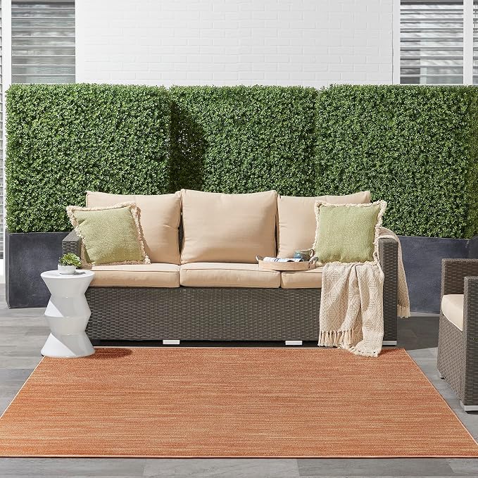 Nourison Home Nourison Essentials Rust 9' x Square Area Rug - Image 3