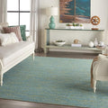Nourison Home Nourison Essentials Blue Green 10' x 14' Area Rug by NourisonHome
