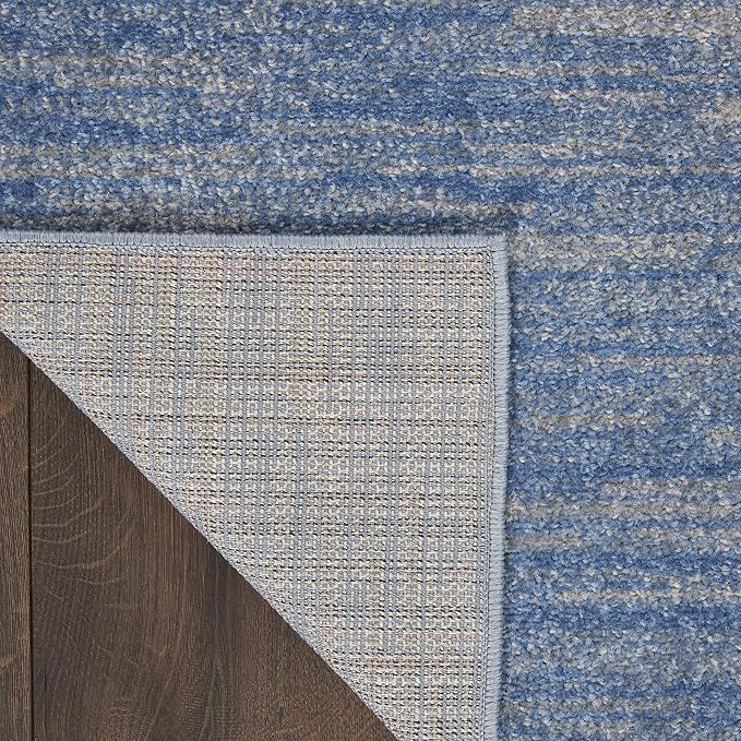 Nourison Home Nourison Essentials Blue Grey 9' x Square Area Rug - Image 6