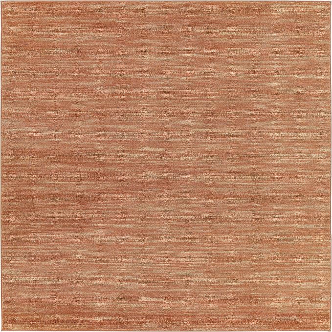 Nourison Home Nourison Essentials Rust 9' x Square Area Rug - Image 4